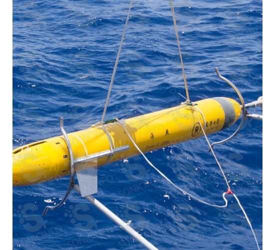 水下滑翔机搭载UNAS开展目标探测